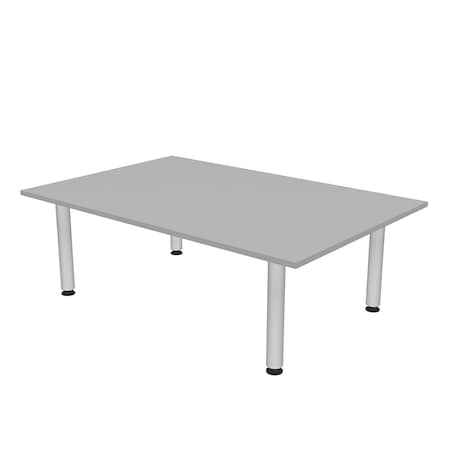 Skutchi Designs 47.25 in W, 71.5 in L, 29 in H, Engineered Wood Top, Grey HAR-REC-48X72-PT-01
